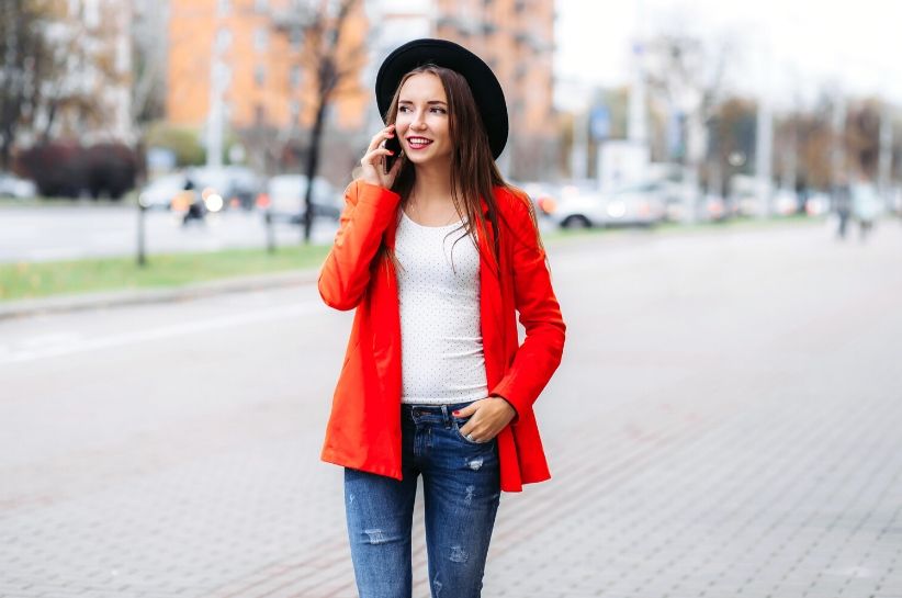 Красный жакет – броский и сочный стиль | Мода от malino-v.ru